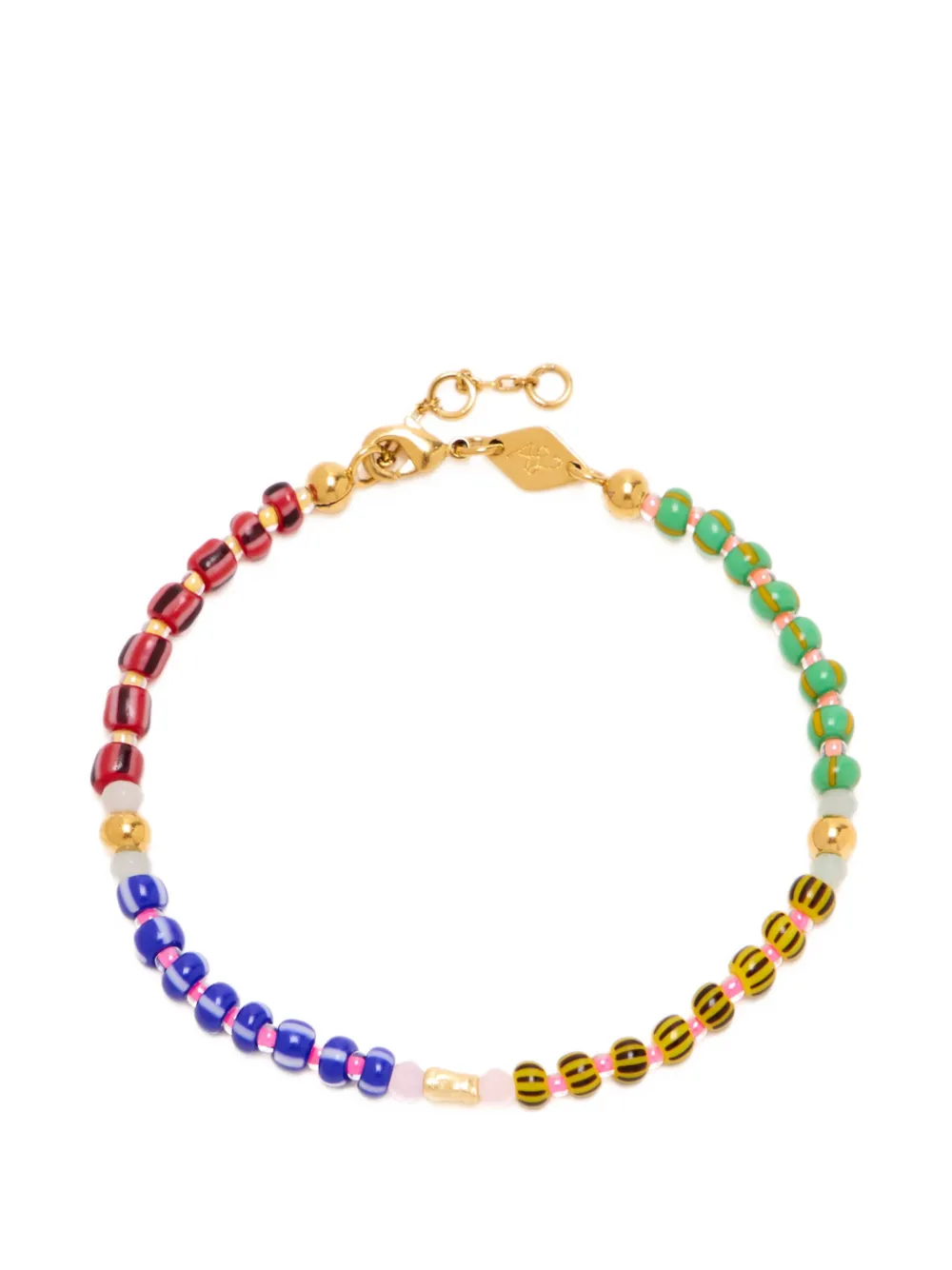 Anni Lu striped beaded bracelet - Oro