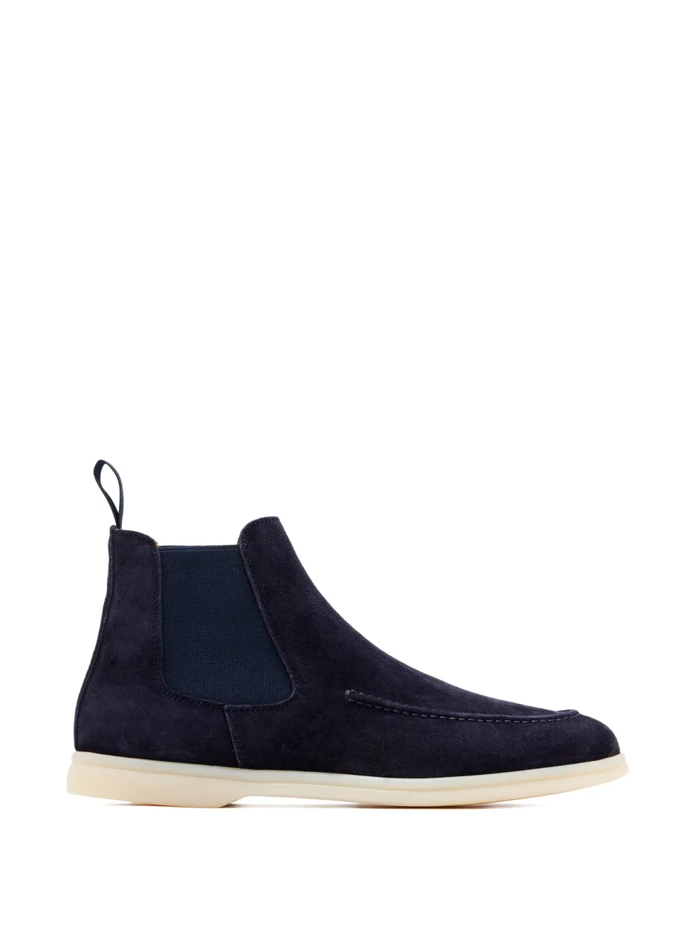 Scarosso Eugenia topstitch chelsea boots Blauw