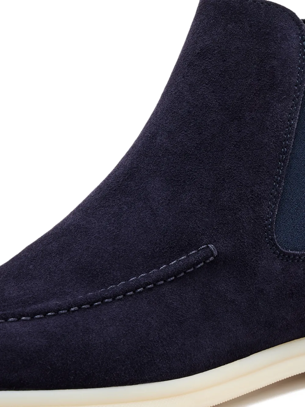 Scarosso Eugenia topstitch chelsea boots Blauw