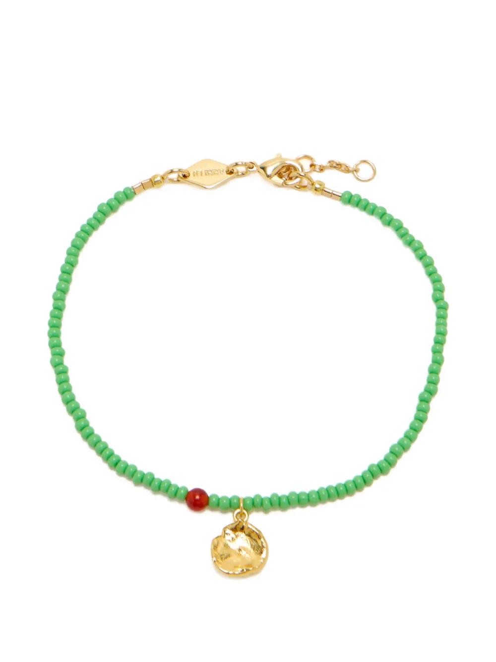 Anni Lu beaded charm bracelet - Verde