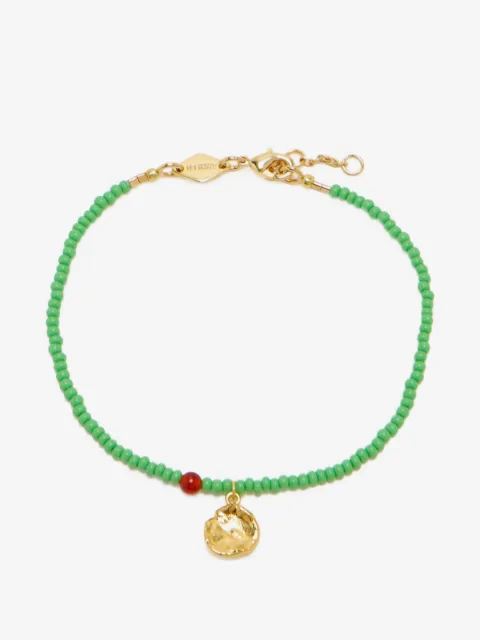 Anni Lu pulsera con cuentas y dije