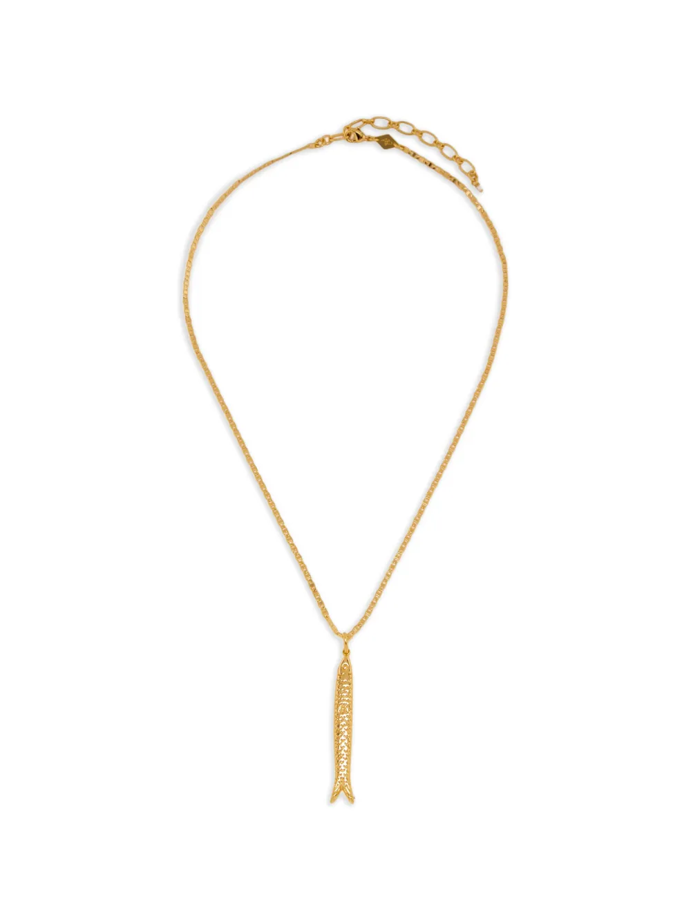 Anni Lu Hippie fish charm necklace - Gold