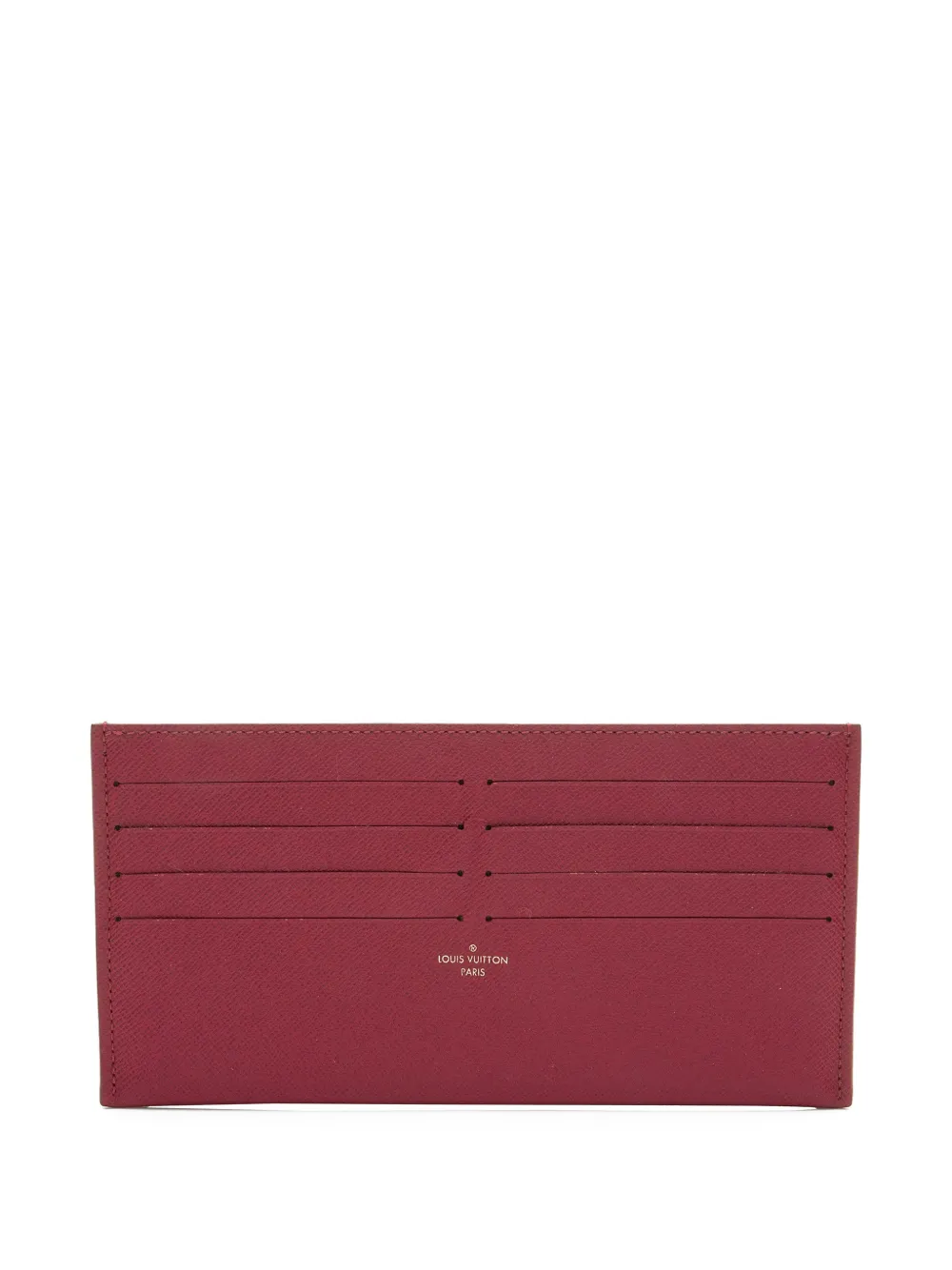 Louis Vuitton Pre-Owned Felicie Insert calfskin card holder - Rosso