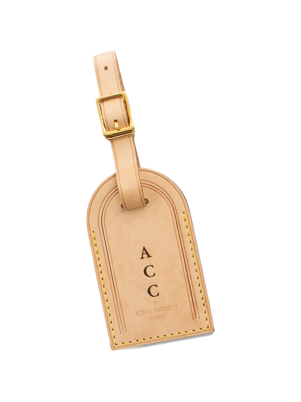 Louis Vuitton Pre-Owned leather luggage tag - Toni neutri