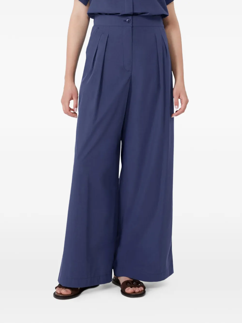 Weekend Max Mara Plooibroek Blauw