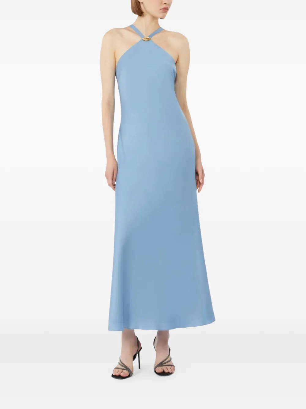  Max Mara Satin Dress - Blue 
