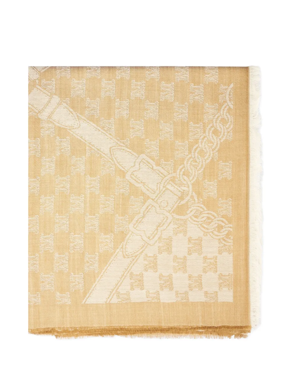 Max Mara Mxapedone chain pattern scarf - Toni neutri