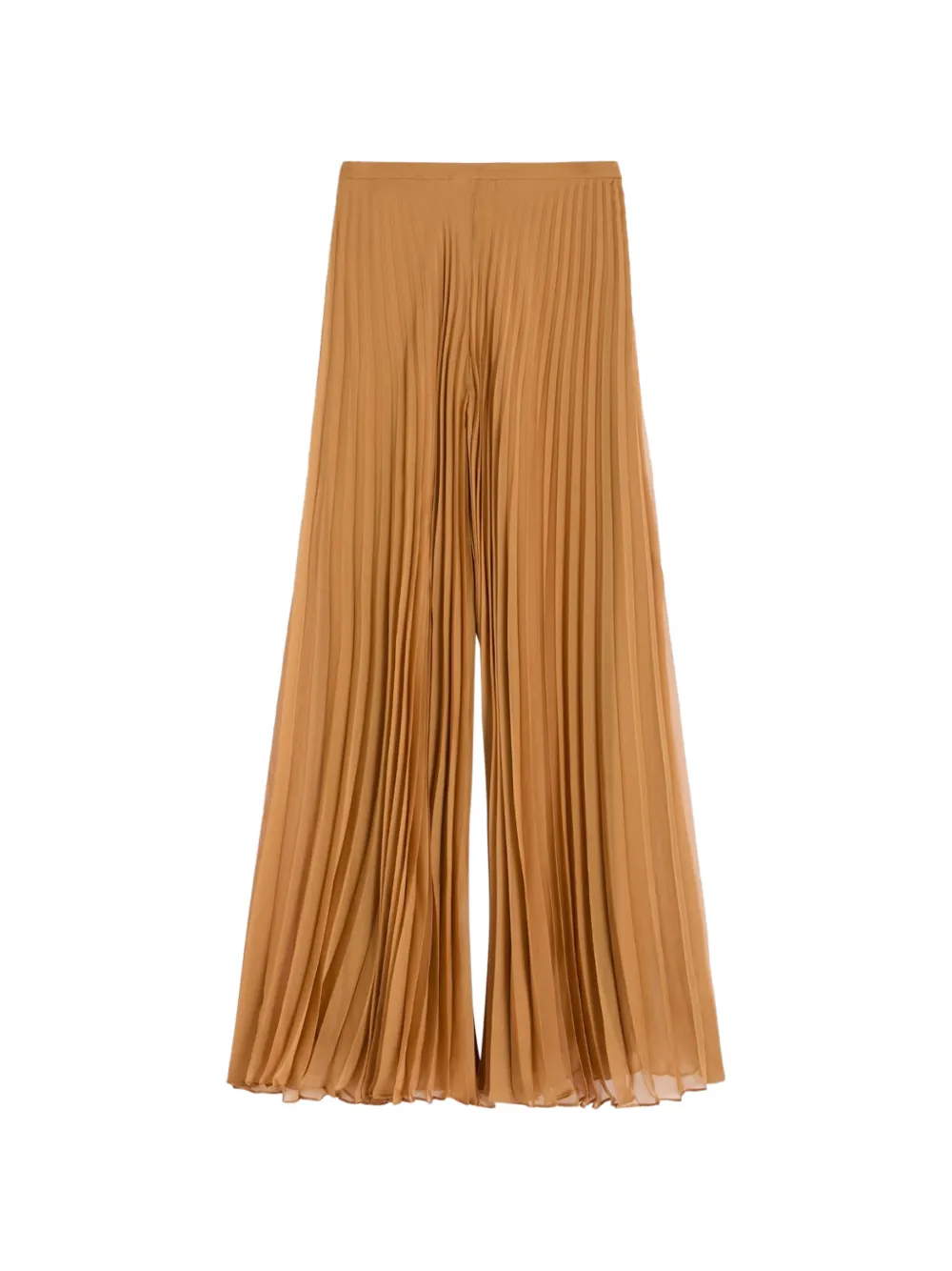 Max Mara Pantaloni plissé - Marrone