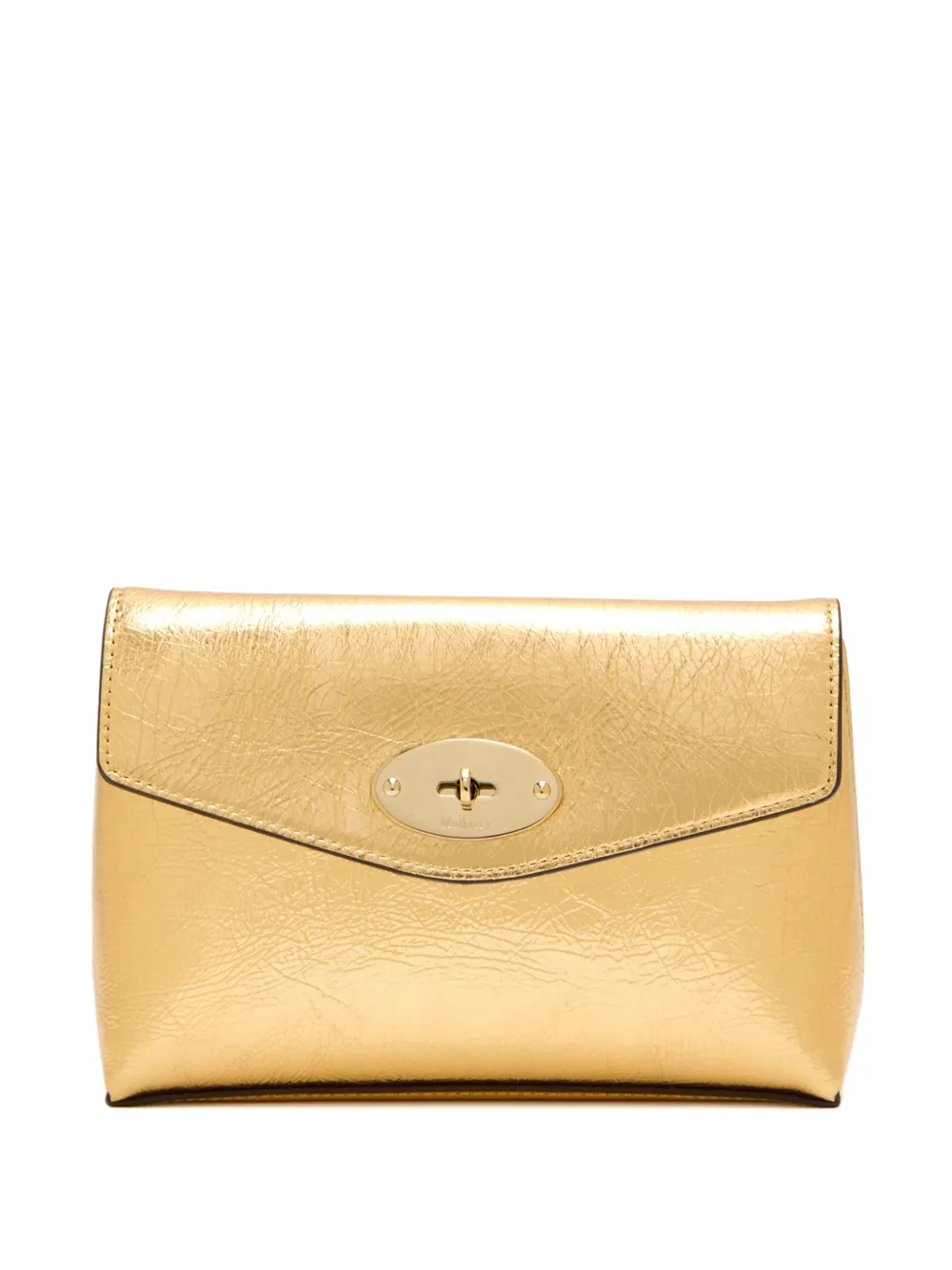 Mulberry Darley gold twist lock clutch - Oro