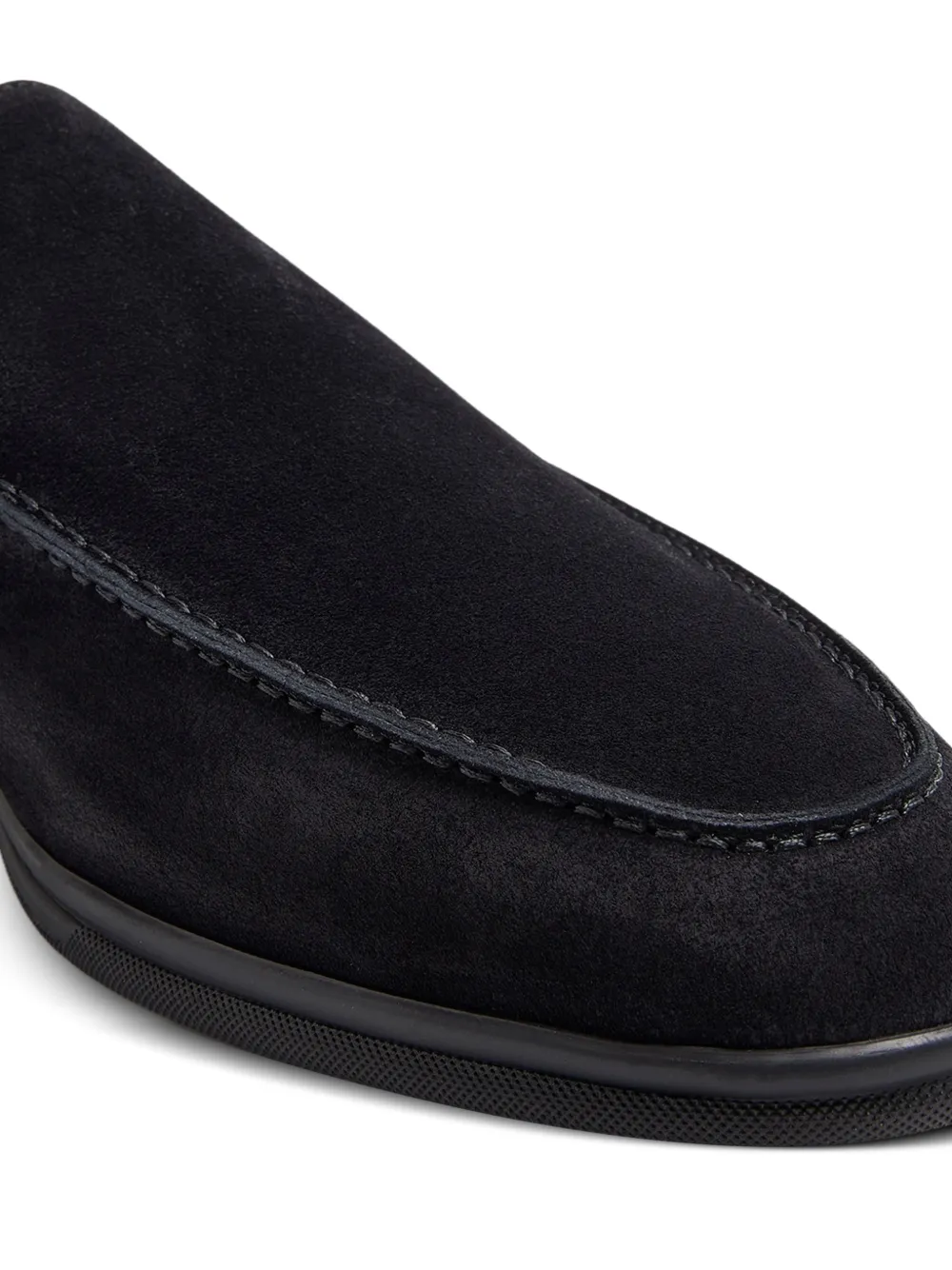 Scarosso Suède loafers Zwart