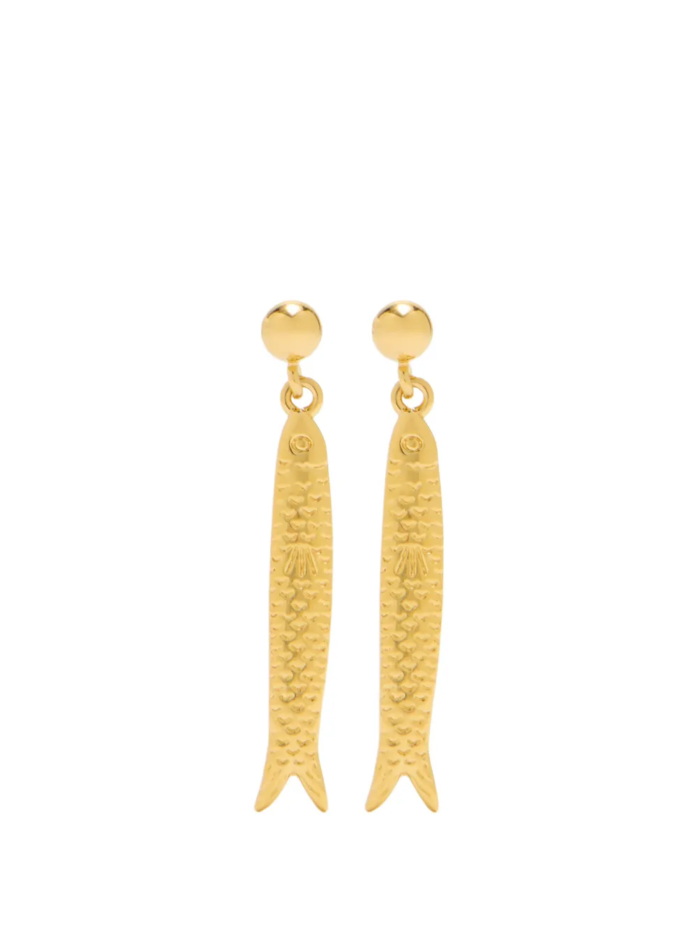 Anni Lu Hippie Fish drop earrings - Oro
