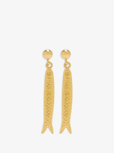 Anni Lu Hippie Fish drop earrings