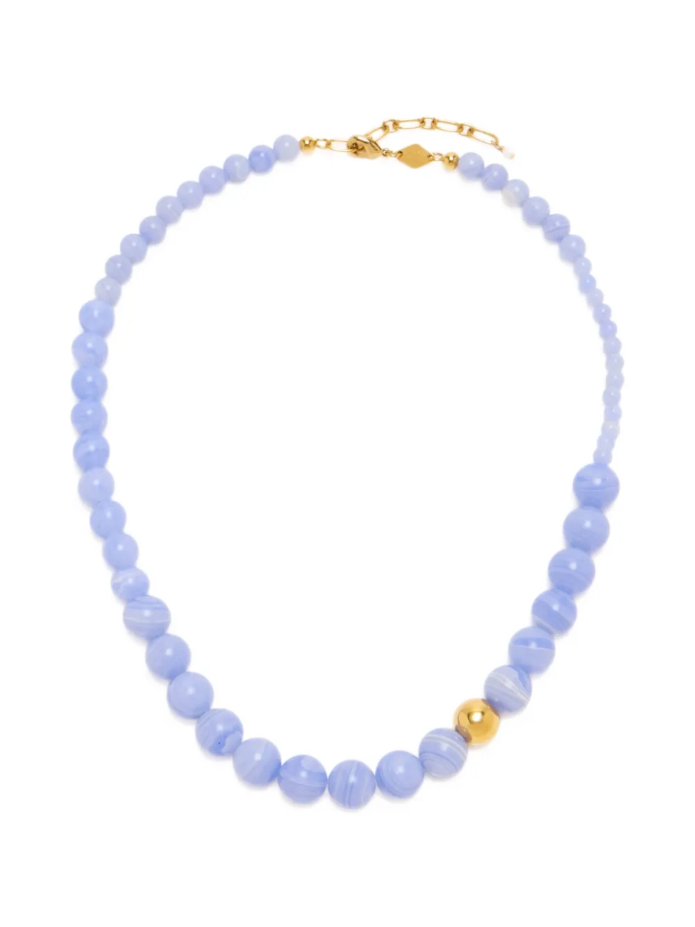 Anni Lu Float Beaded Necklace In Gold