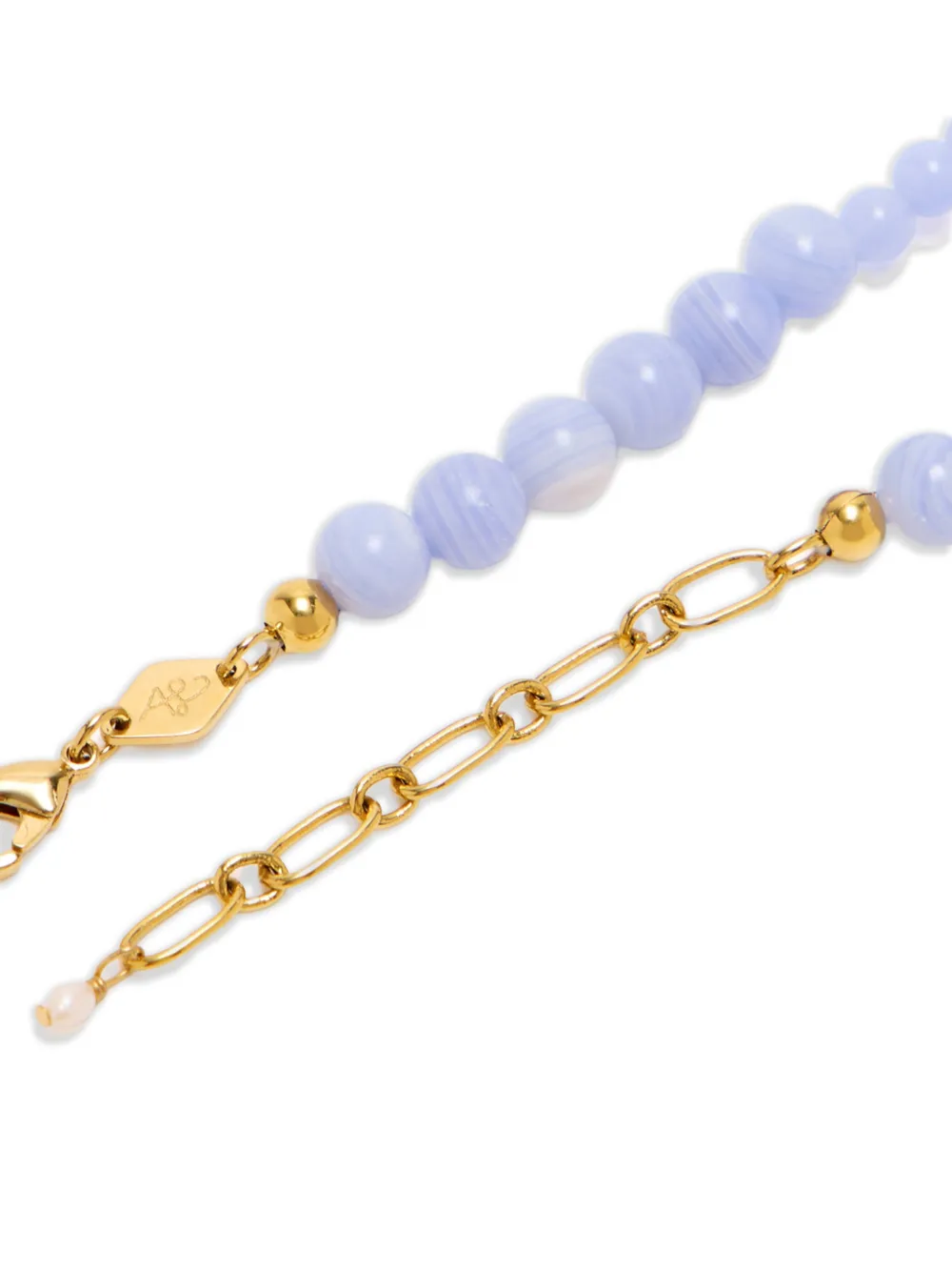  Anni Lu Collar Float Con Cuentas - Dorado 