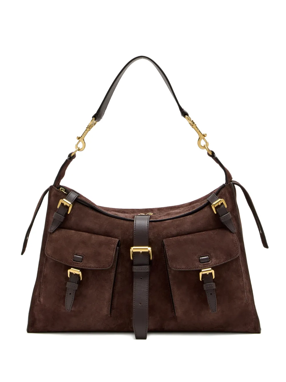 Mulberry Roxanne zip detail shoulder bag - Marrone