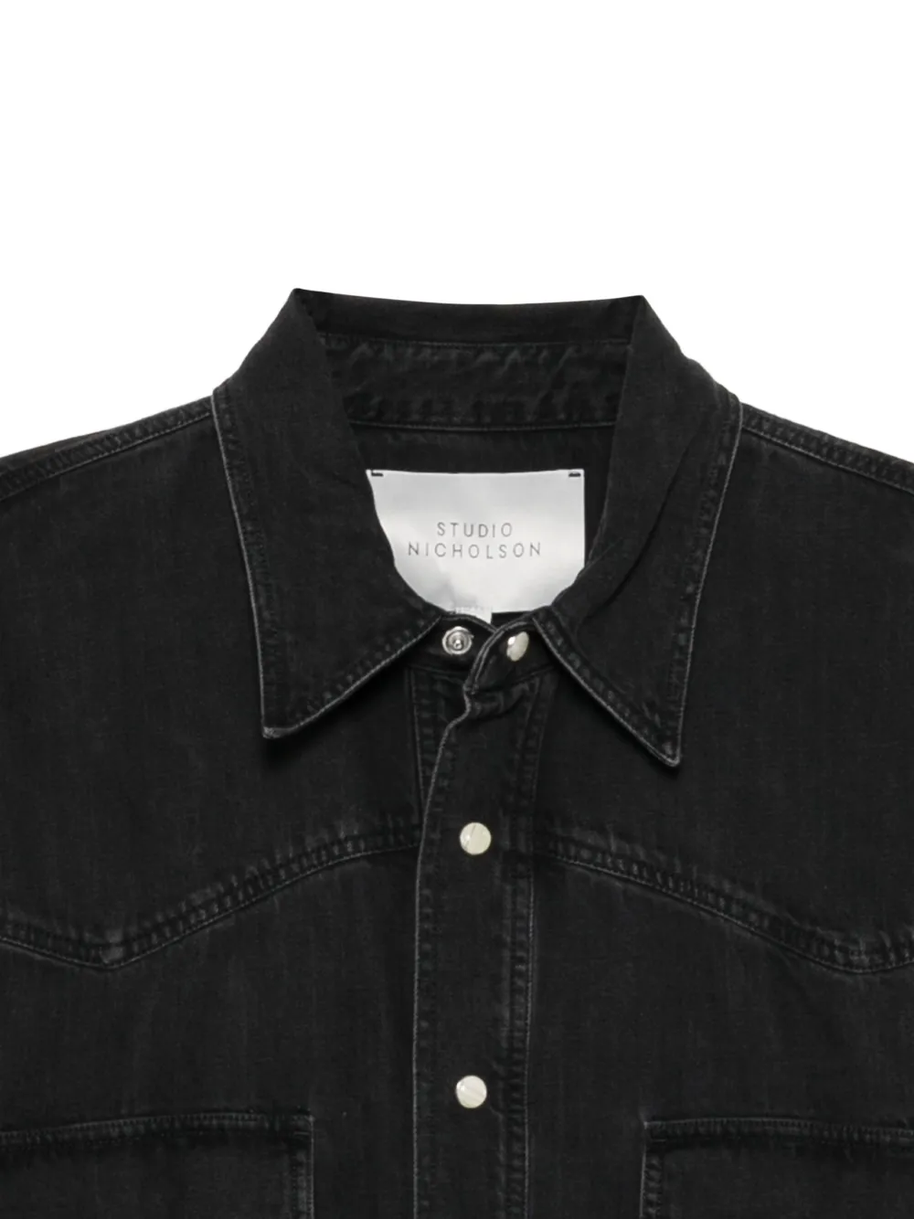  Studio Nicholson Mylo Denim Shirt - Black 
