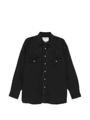 LEMAIRE ウエスタン シャツ | ブラック | FARFETCH JP