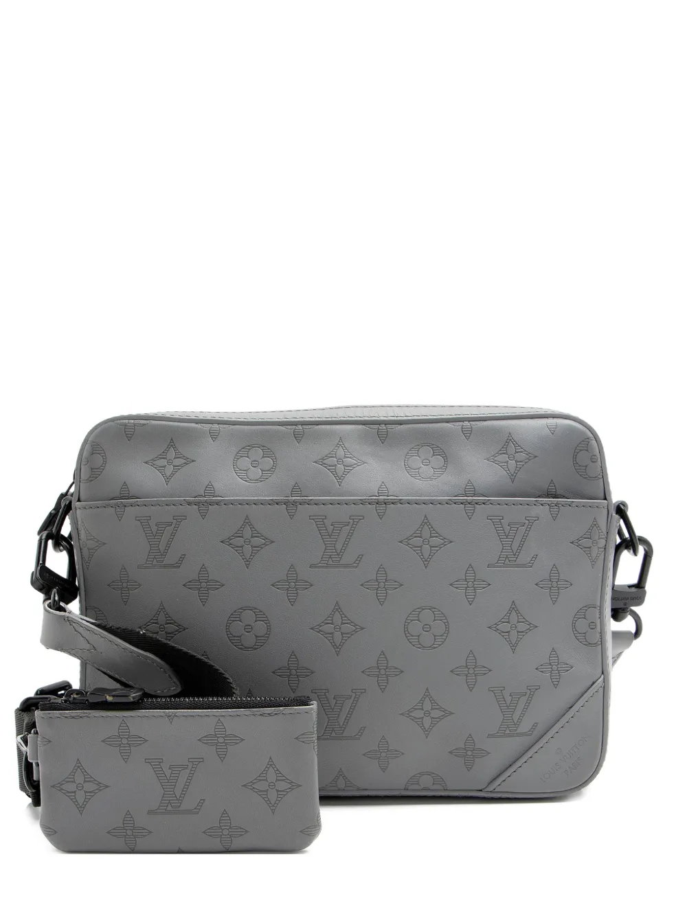 Louis Vuitton Pre-Owned Duo leather messenger bag - Grigio