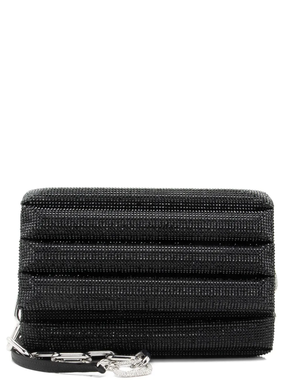 Judith Leiber Fizzoni crystal clutch - Nero
