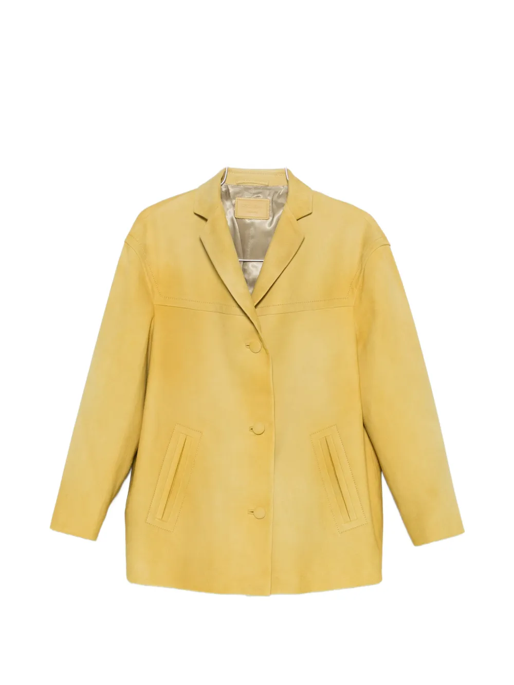 Prada lambskin jacket - Giallo