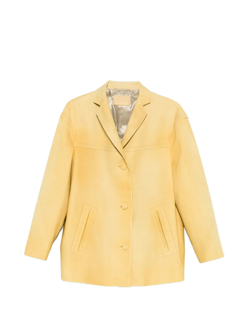 Prada lambskin jacket - Giallo