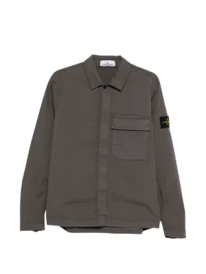 Stone Island Ribbed Corduroy Shirt Jacket | Green | FARFETCH