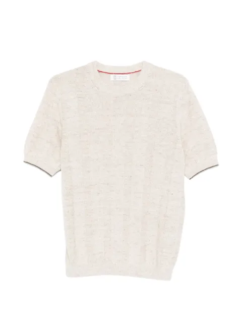 Brunello Cucinelli ribbed short-sleeve T-shirt