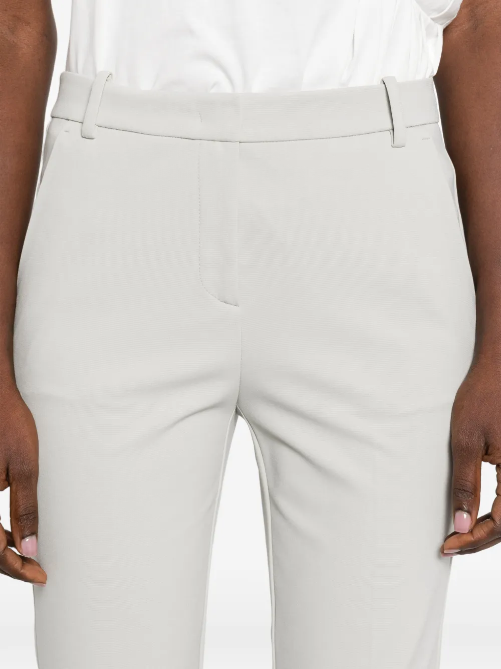 PINKO Cropped broek Grijs