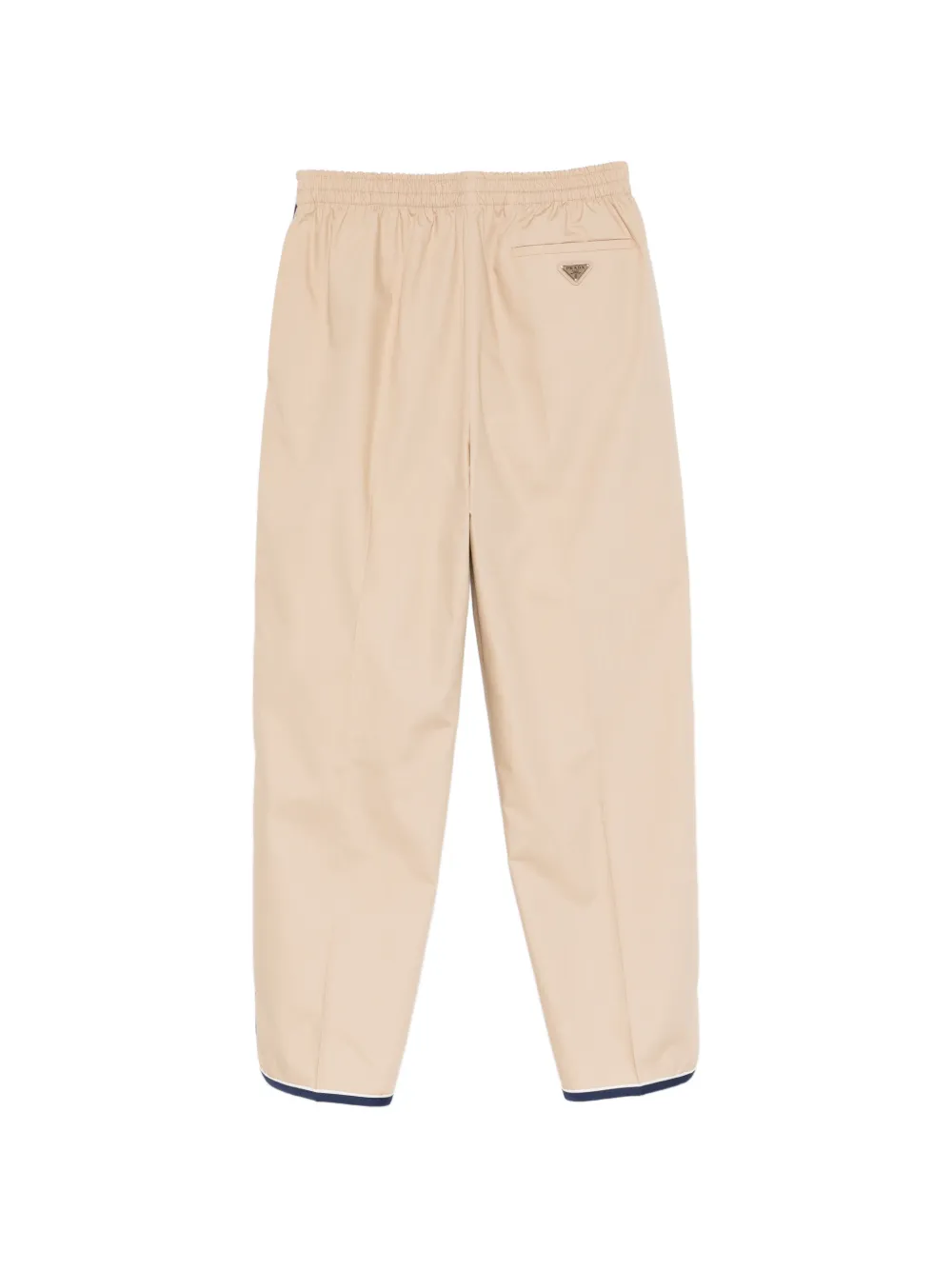 Prada Straight broek met zijstrepen Beige