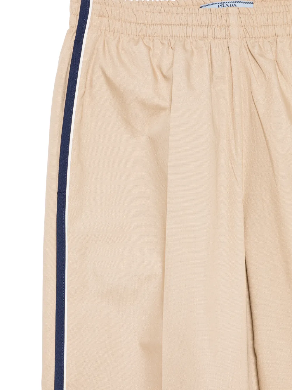 Prada Straight broek met zijstrepen Beige