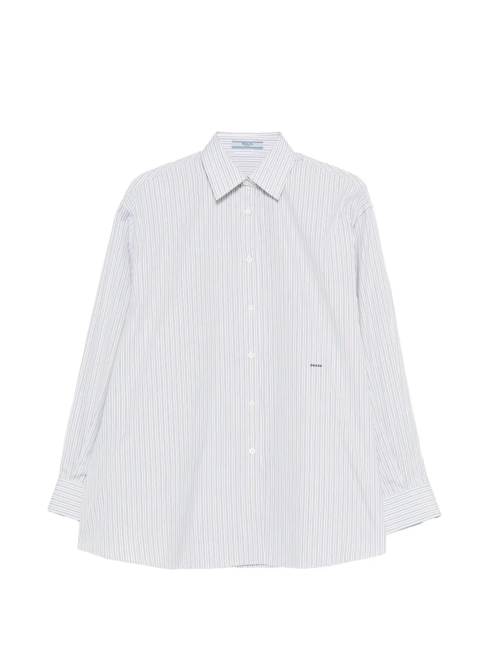 Prada striped-pattern shirt - Bianco