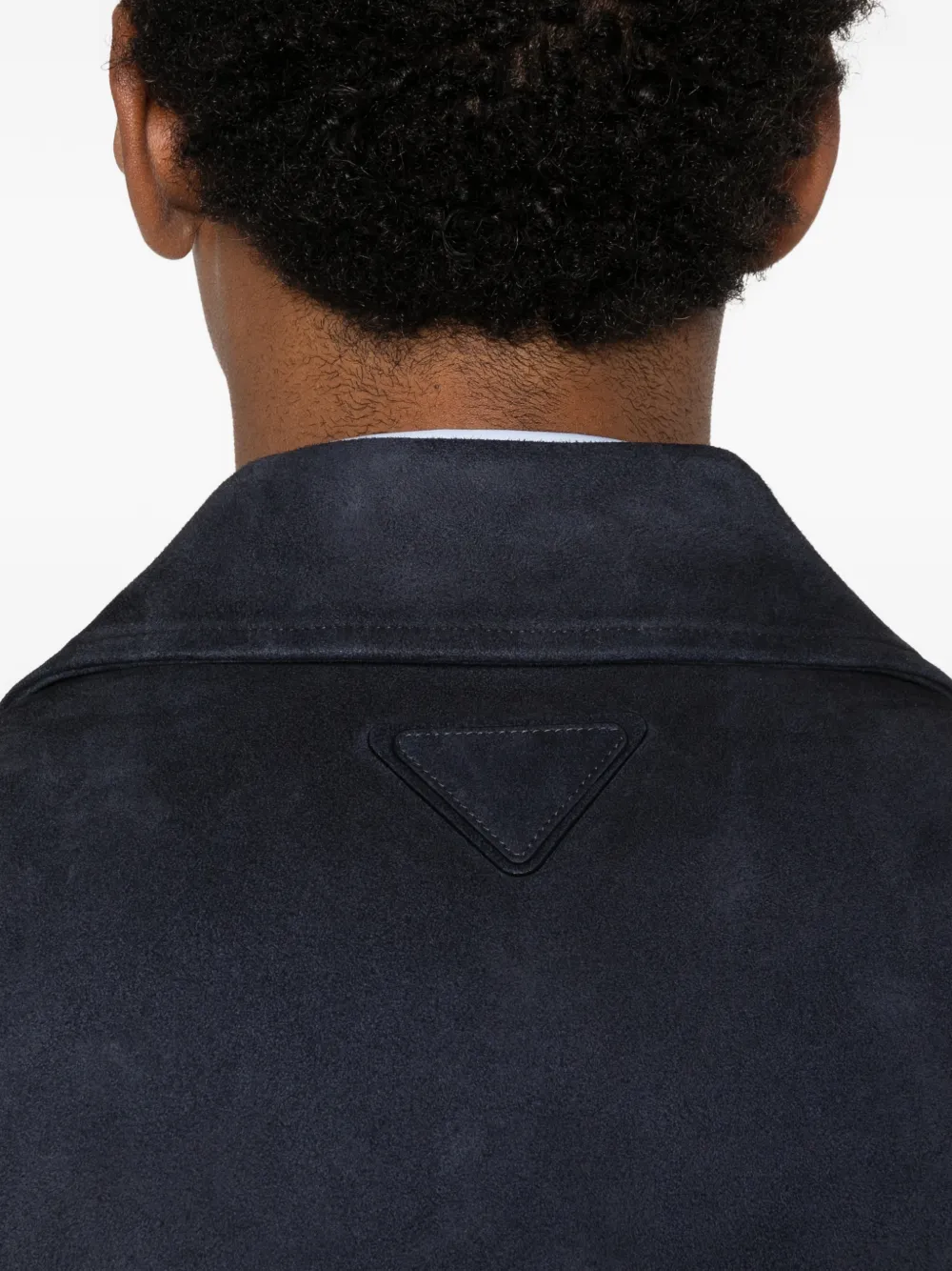 Prada Suède jack Blauw