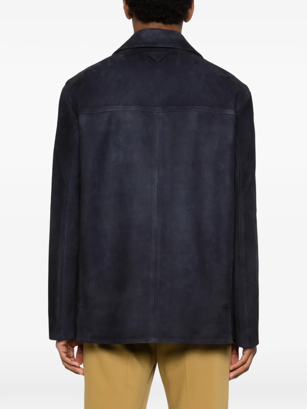 Prada Suède jack Blauw