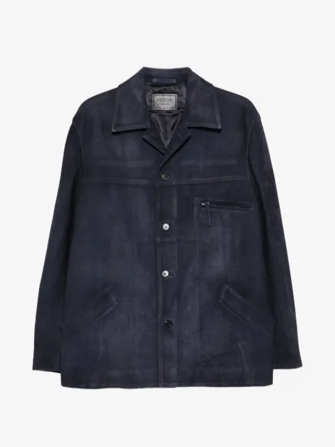 Prada suede caban jacket