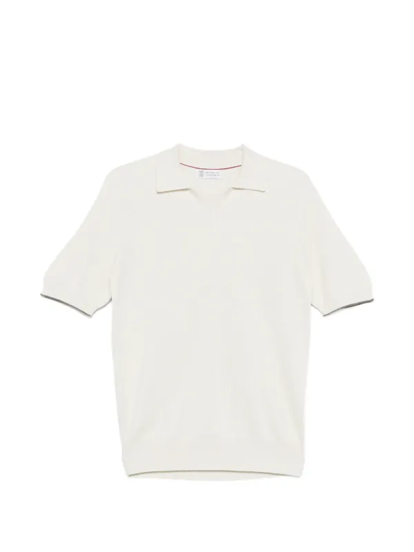 Brunello Cucinelli Vネック Tシャツ | ニュートラル | FARFETCH JP