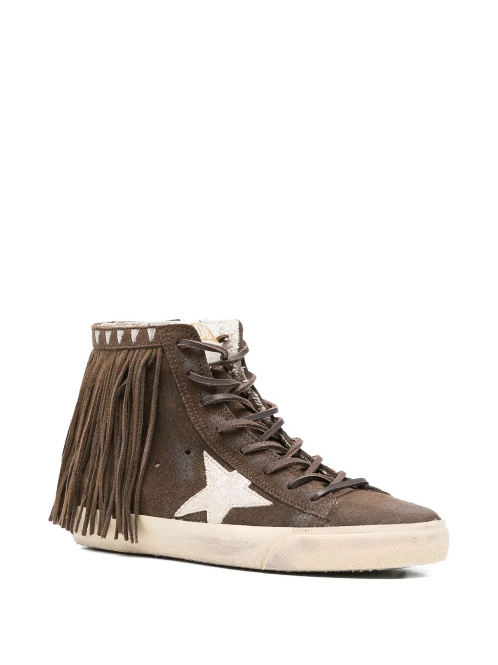 Golden Goose Francy sneakers met ster Bruin