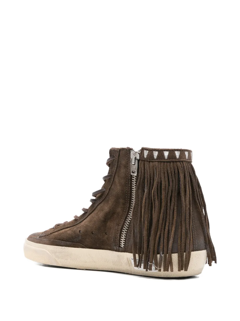 Golden Goose Francy sneakers met ster Bruin