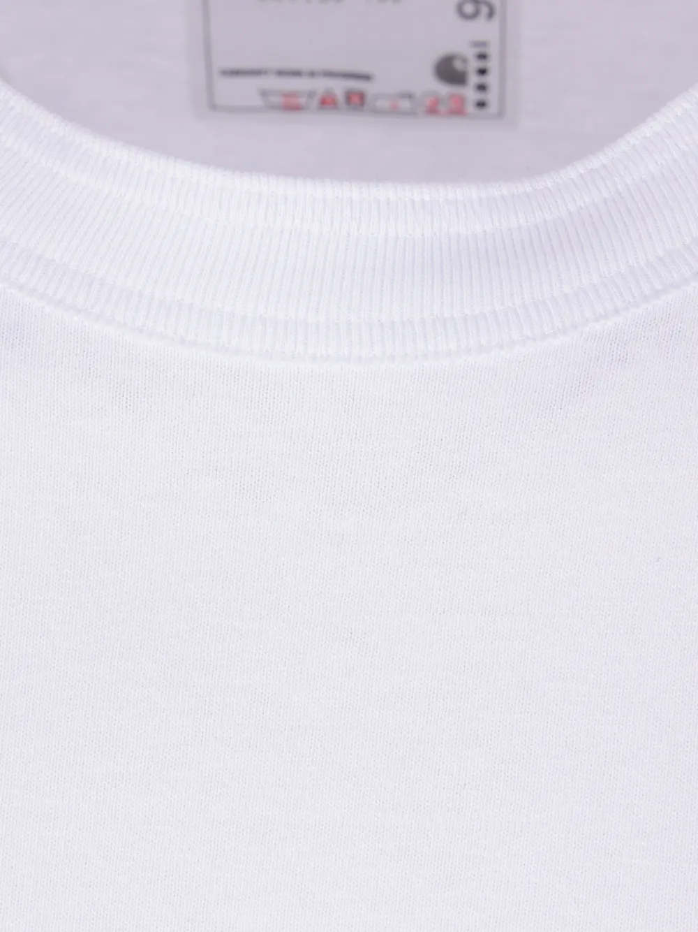 Carhartt WIP x Sacai T-shirt met logopatch en korte mouwen Wit