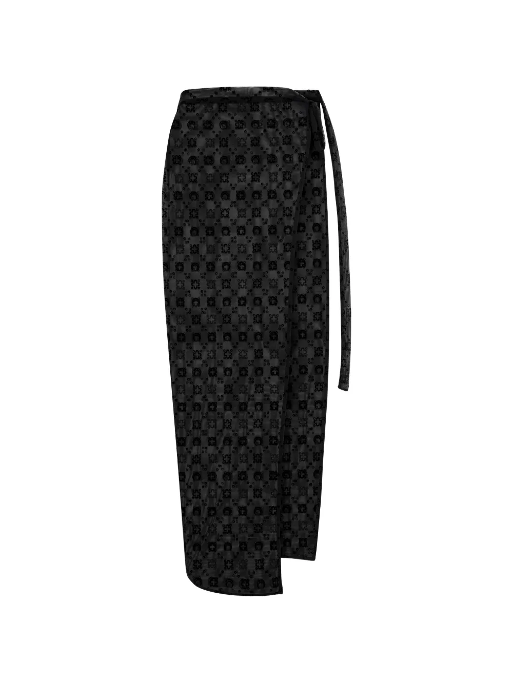 Marine Serre Moonogram cover-up - Nero