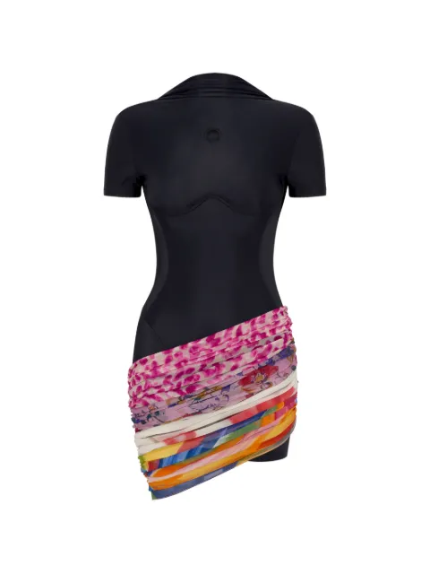 Marine Serre Scarves mini dress