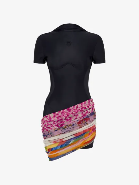 Marine Serre robe courte Scarves