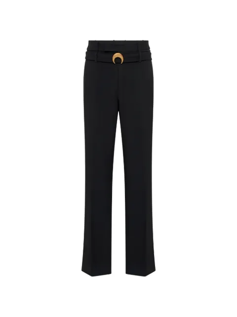 Marine Serre tailored wool flare pants