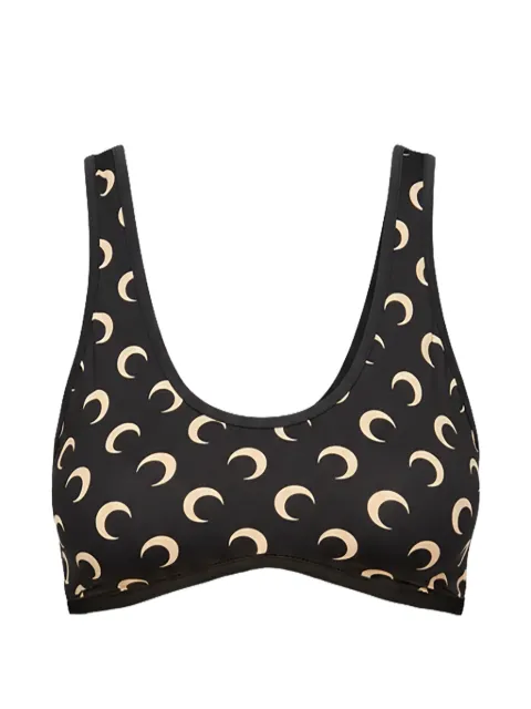 Marine Serre soutien-gorge à imprimé lune