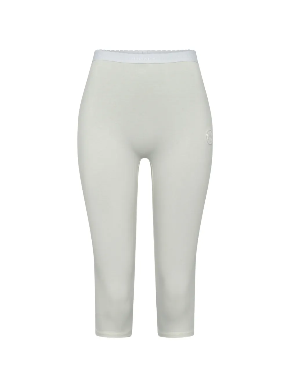 Marine Serre pearl logo jersey capri - Toni neutri