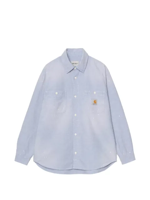 Carhartt WIP chest-pocket logo-detail shirt