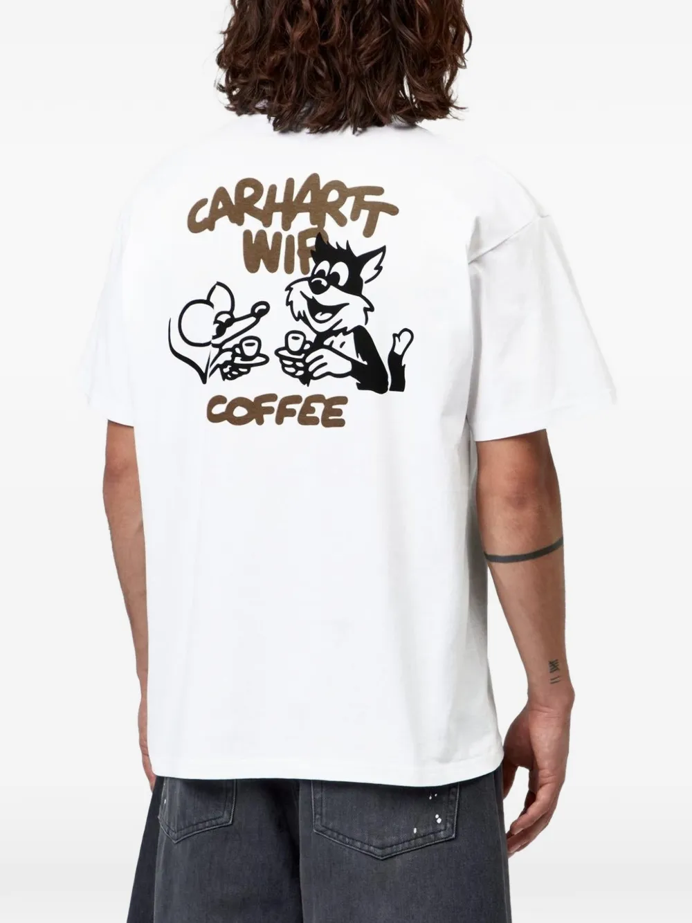 Carhartt WIP T-shirt met ronde hals Wit