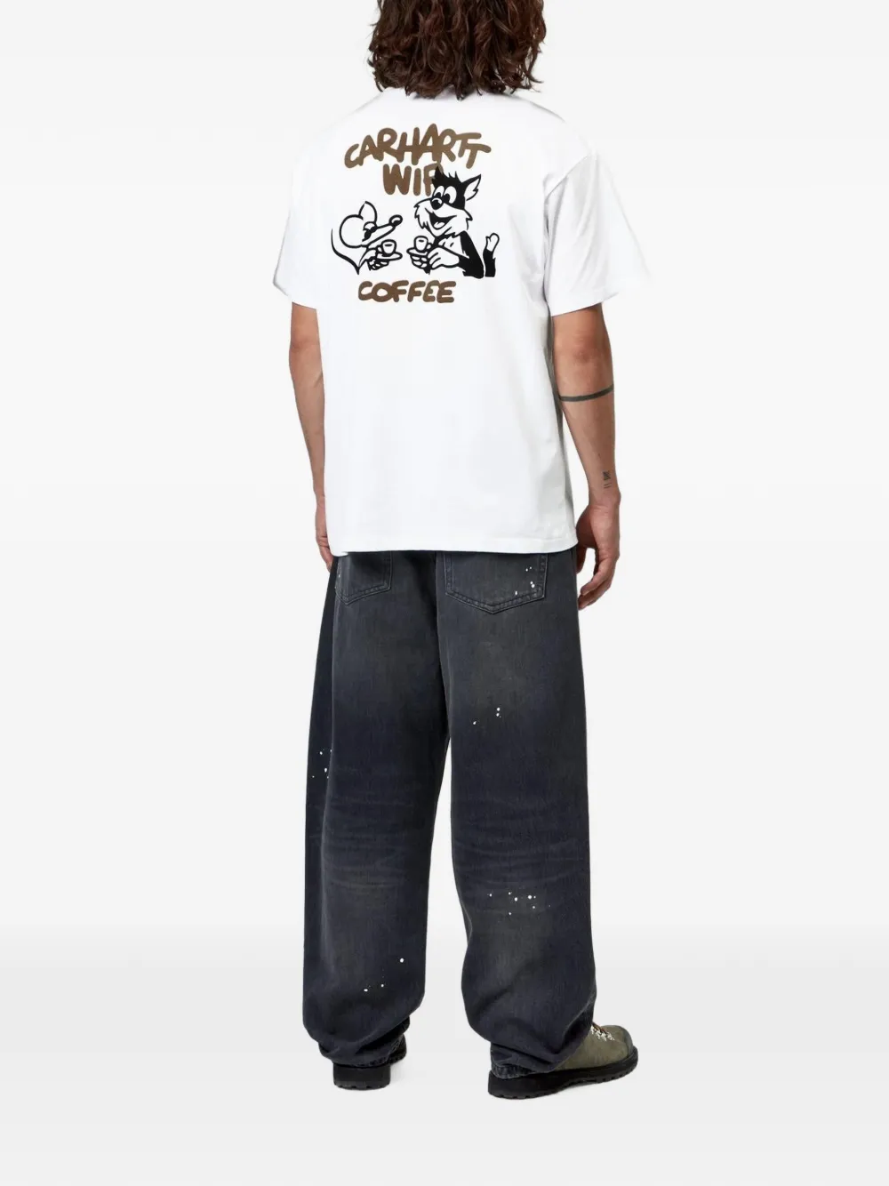 Carhartt WIP T-shirt met ronde hals Wit