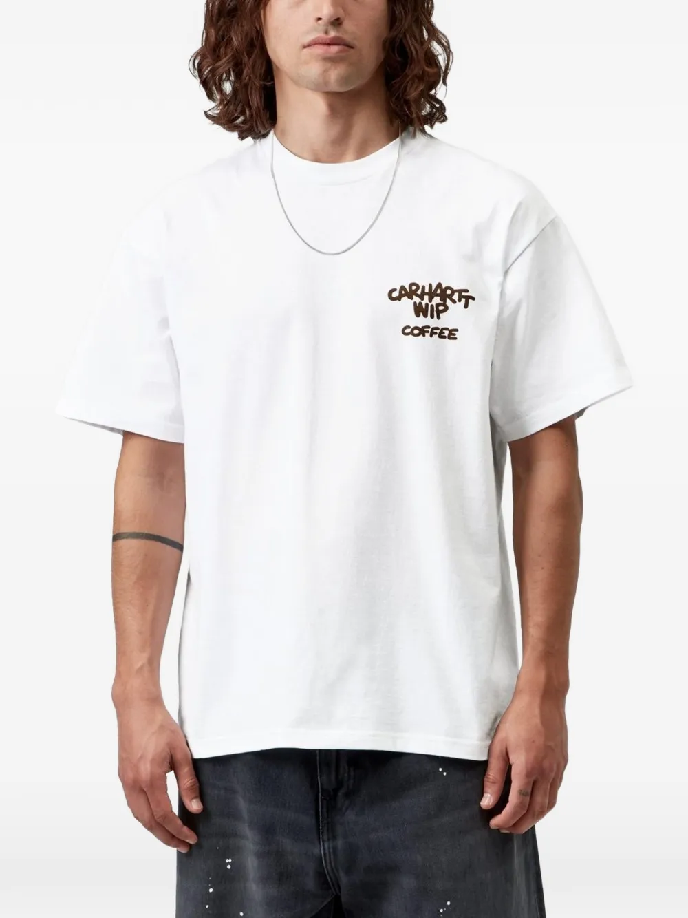 Carhartt WIP T-shirt met ronde hals Wit