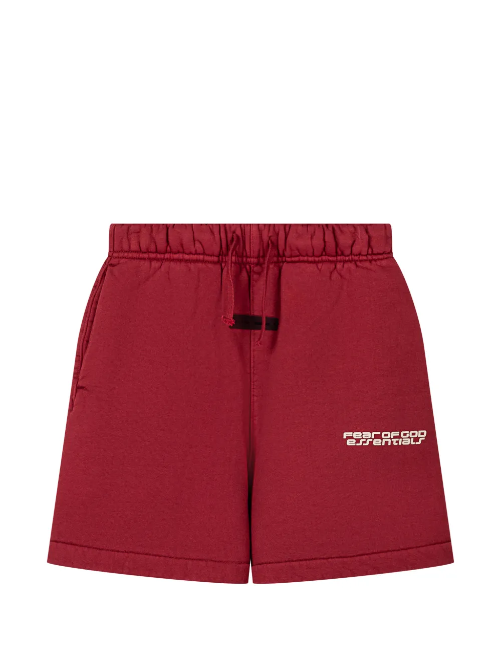 FEAR OF GOD ESSENTIALS KIDS classic shorts - Rosso