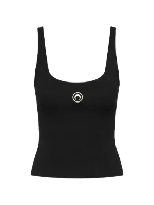 HELIOT EMIL レディース タンクトップ Heliot Emil White Deconstructed Tank Top